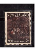 Новая Зеландия-1960,(Мих.415)  **   ,  Рождество, Живопись