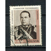 Боливия - 1968 - Президент Вильярроэль 40С - [Mi.761] - 1 марка. Гашеная.  (Лот 23CL)