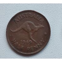 Австралия 1/2 пенни, 1949 2-3-15