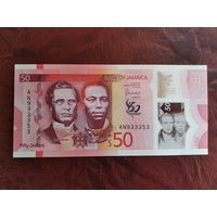 50 долларов Ямайка 2022 г. Полимер.