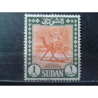 Судан 1962 Стандарт, концевая 1 суданский фунт стерлингов Михель-6,5 евро гаш