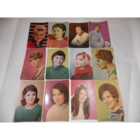 Актеры, артисты - цветное фото, открытки СССР