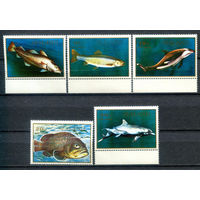 Княжество Силенд - 1970г. - Морская фауна - полная серия, MNH - 5 марок