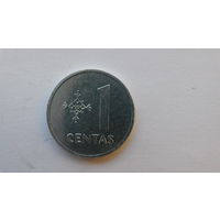 Литва, 1 цент 1991