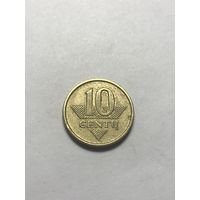 10 центов 2007 Литва