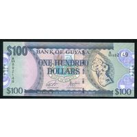 Гайана 100 долларов 2022 г. Р36e. UNC