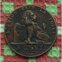 Бельгия 5 центов 1835 года. Лев.