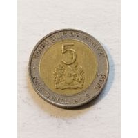 Кения 5 шиллинг 2005