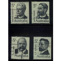Австралия 1969 Mi# 424-427 Премьер-министры Содружества из Австралии. Гашеная (AU10)