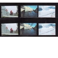 Норвегия-2004 (Мих.1497-1499) , гаш.,  2 зубцовки, ЕВРОПА(полная серия)