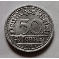 50 пфеннигов, Германия 1921 F