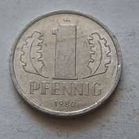 1 пфенниг 1980 г. ГДР