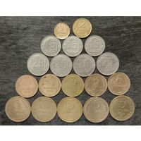 Сборный лот монет СССР без повторов (1936, 1939, 1946, 1948, 1949, 1952, 1953, 1954, 1955, 1956, 1957 )