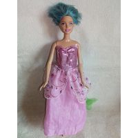Mattel 29 см Голубые волосы короткая стрижка Барби кукла
