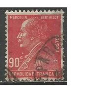 Франция. 100 лет со дня рождения М.Бертло. Физик. 1927г. Mi#223.