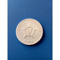 Куба 5 центаво 1963 год