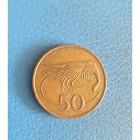 Исландия 50 эре 1981 год креветка нечастая монета