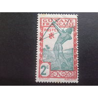 Гвиана фр. колония 1929