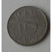 10 центов Нидерланды 1970 г.в.