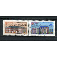 ФРГ - 1990 - Европа CEPT. Почтовое отделение во Франфурте на Майне  - [Mi. 1461-1462] - полная серия - 2 марки. Гашеные.  (LOT De31)