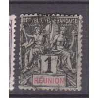 Французская колония Французский Реюньон 1892 год лот 2