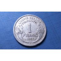 1 франк 1957 В. Франция.
