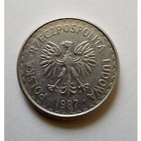 Польша 1 злотый 1987 г (2)