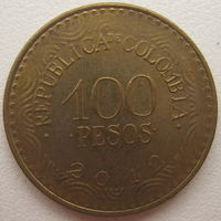 Колумбия 100 песо 2012 г. (d)
