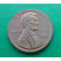 1 цент США 1985 г.в.