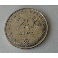 20 липа Хорватия 2003 г.в. UNC