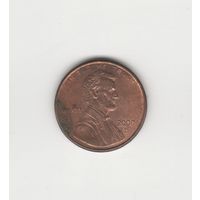 1 цент США 2000 D. Лот 4990