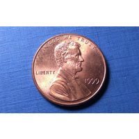 1 цент 1999. США.