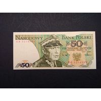 50 злотых 1988 года. Польша. UNC