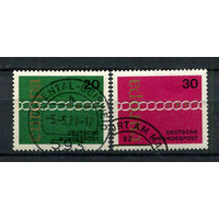 ФРГ - 1971 - Европа (C.E.P.T.) - Цепь - [Mi. 675-676] - полная серия - 2 марки. Гашеные.  (LOT M32)