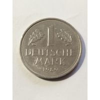 Германия 1 марка 1989 J