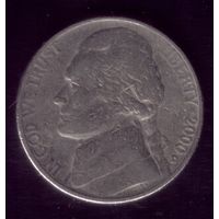 5 центов 2000 год D США