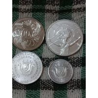 Бурунди набор 4 шт.1,5,10,50 франков unc.