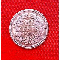 08-09 Нидерланды, 10 центов 1935 г.