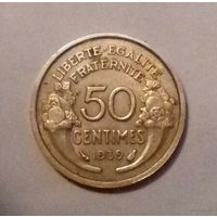 50 сантим, Франция 1939 г.