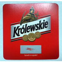 Подставка под пиво "Krolewskie" (Польша) No 2