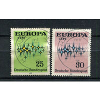 ФРГ - 1972 - Европа (C.E.P.T.) - Звезды - [Mi. 716-717] - полная серия - 2 марки. Гашеные.  (LOT M33)