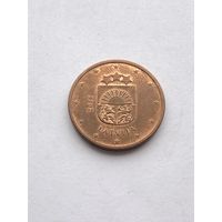 5 евроцентов 2014 г., Латвия