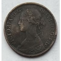 Великобритания 1 фартинг 1860 г. Виктория