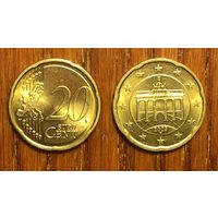 Германия, 20 евроцентов 2009 F