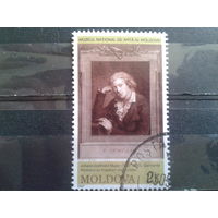 Молдова 2007 Портрет поэта Шиллера, живопись Михель-1,5 евро гаш