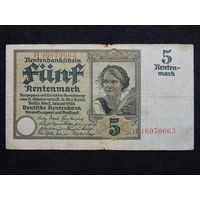 Германия 5 рентенмарок 1926г.