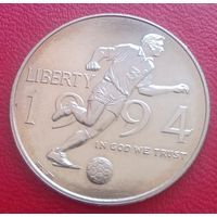 США 1/2 доллара 1994 D. ЧМ по футболу 1994г.