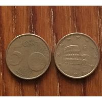 Италия, 5 центов (евроцентов) 2002