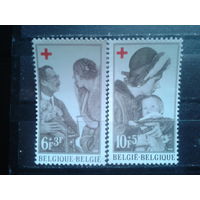 Бельгия 1968 Красный Крест. Королева Элизабет и королева Фабиола** Полная серия