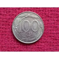 Италия 100 лир 1993 г.
